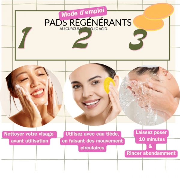 Pad concentré au Curcuma & Kojique 1% – Image 4